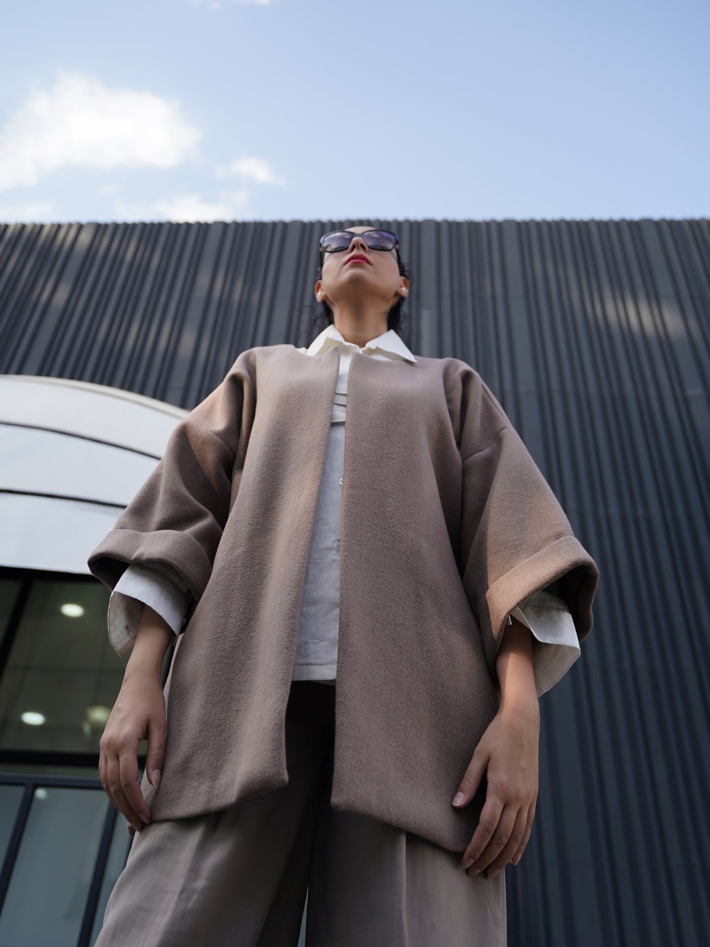 Dimension Camel Coat